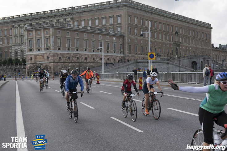 Bild från Velothon Stockholm 2015 - Slottet