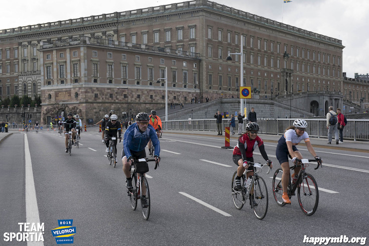 Bild från Velothon Stockholm 2015 - Slottet