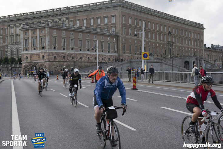 Bild från Velothon Stockholm 2015 - Slottet