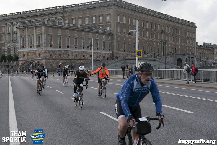 Bild från Velothon Stockholm 2015 - Slottet