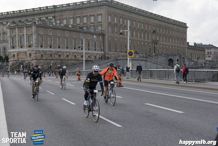 Bild från Velothon Stockholm 2015 - Slottet