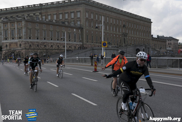 Bild från Velothon Stockholm 2015 - Slottet