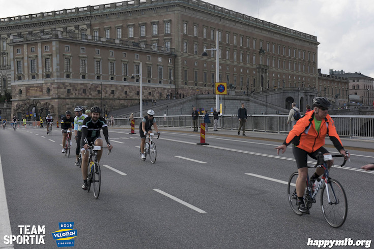 Bild från Velothon Stockholm 2015 - Slottet