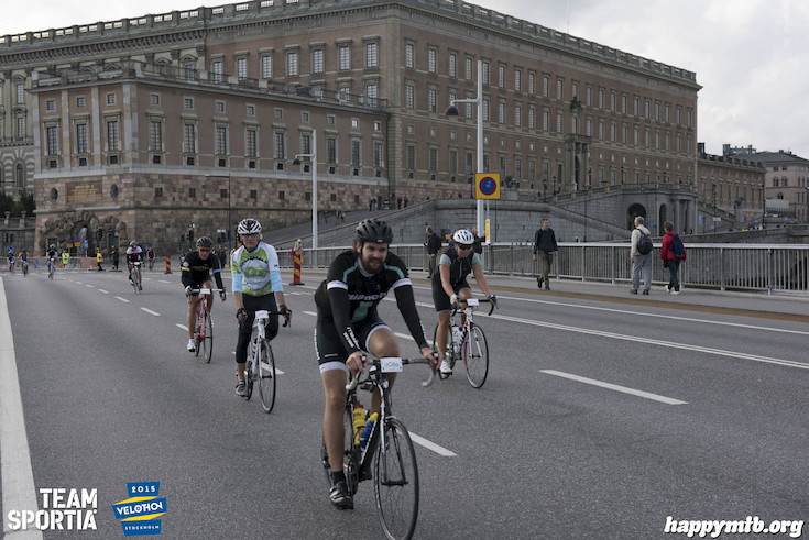 Bild från Velothon Stockholm 2015 - Slottet