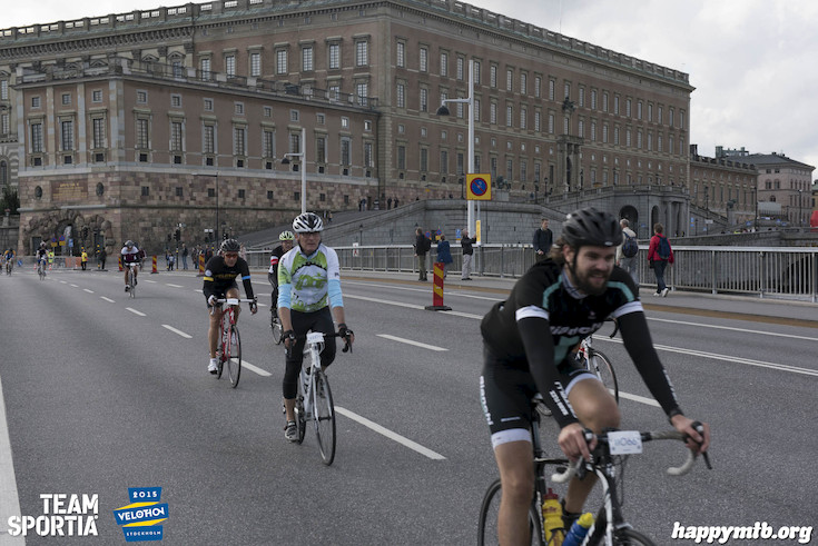 Bild från Velothon Stockholm 2015 - Slottet