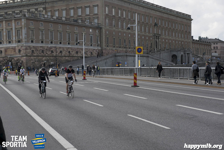 Bild från Velothon Stockholm 2015 - Slottet