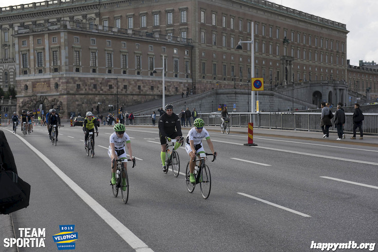 Bild från Velothon Stockholm 2015 - Slottet