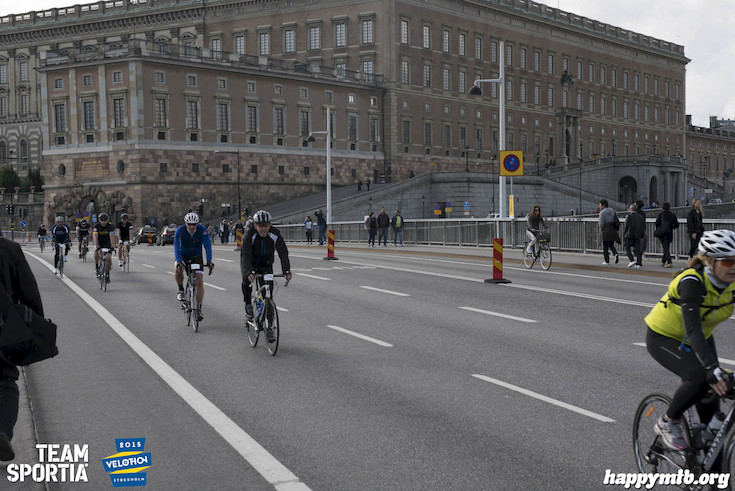 Bild från Velothon Stockholm 2015 - Slottet