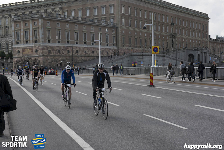 Bild från Velothon Stockholm 2015 - Slottet