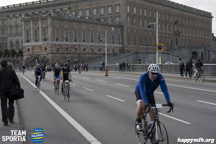 Bild från Velothon Stockholm 2015 - Slottet