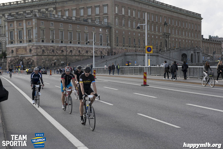 Bild från Velothon Stockholm 2015 - Slottet