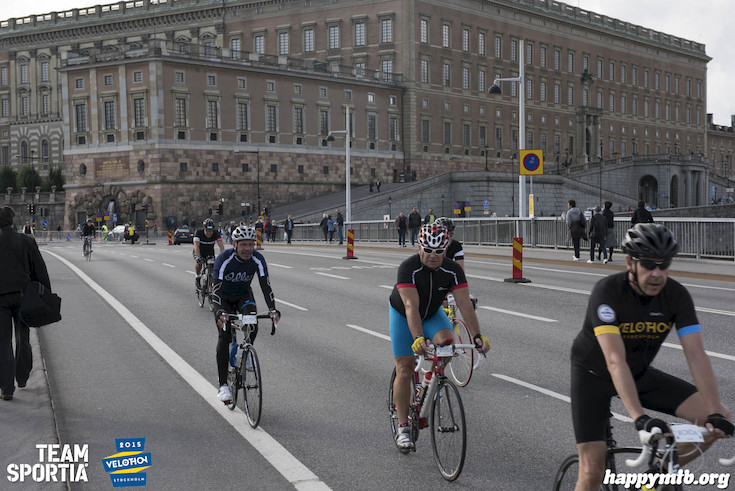 Bild från Velothon Stockholm 2015 - Slottet