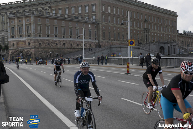 Bild från Velothon Stockholm 2015 - Slottet