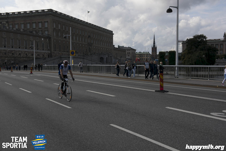 Bild från Velothon Stockholm 2015 - Slottet