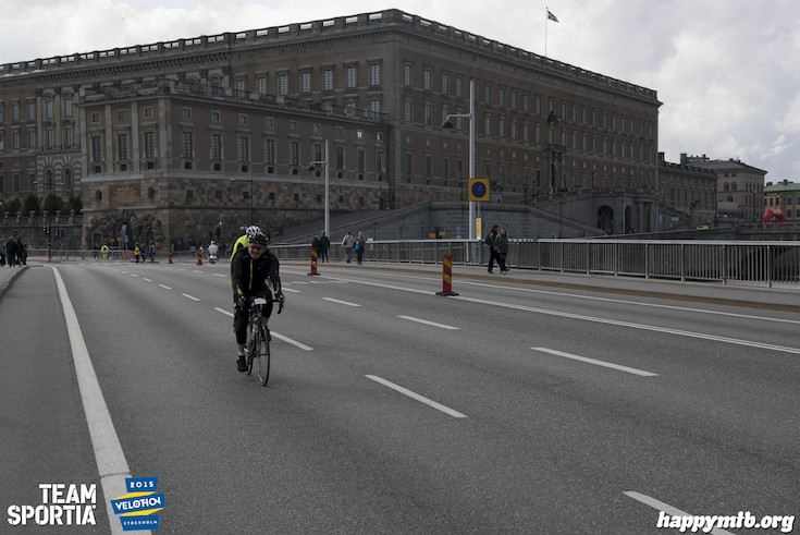 Bild från Velothon Stockholm 2015 - Slottet