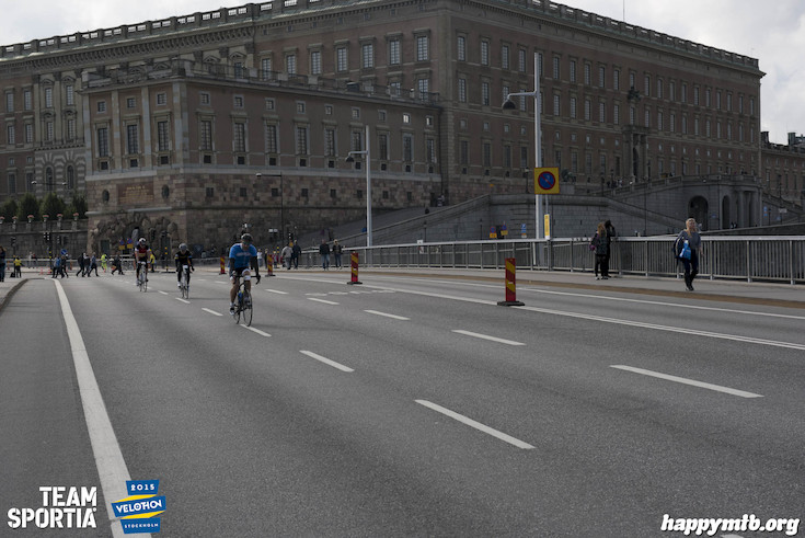 Bild från Velothon Stockholm 2015 - Slottet