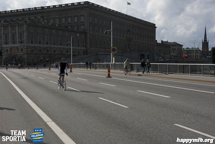 Bild från Velothon Stockholm 2015 - Slottet