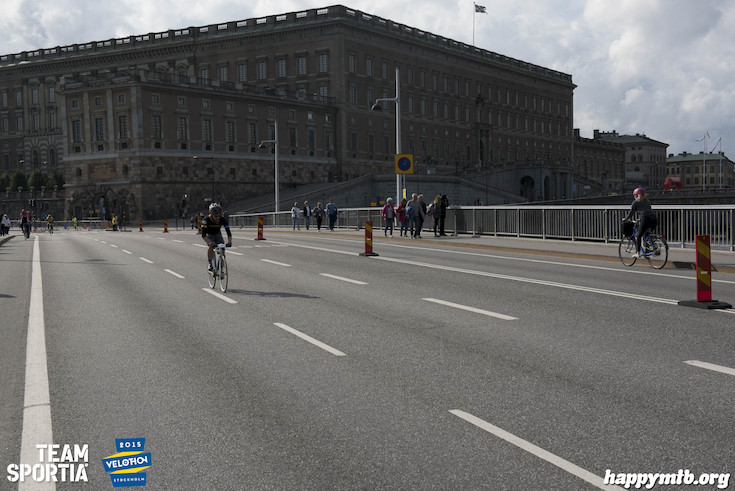 Bild från Velothon Stockholm 2015 - Slottet