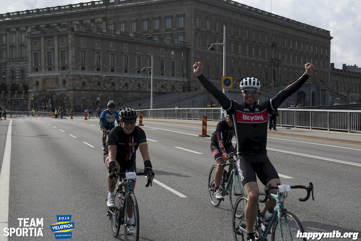 Bild från Velothon Stockholm 2015 - Slottet