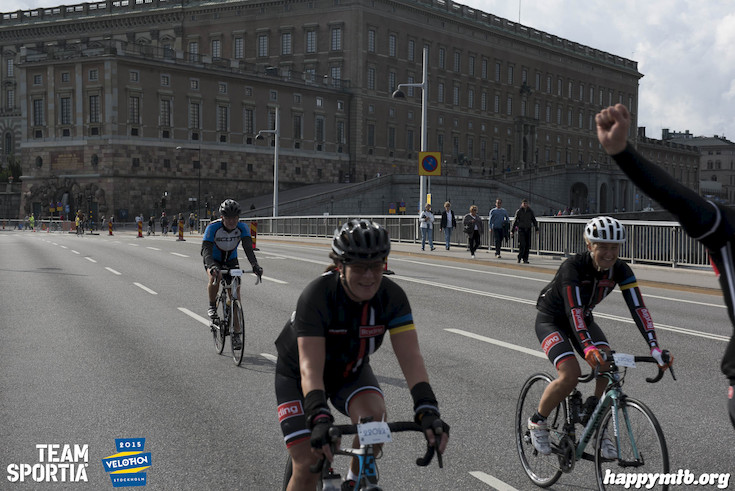 Bild från Velothon Stockholm 2015 - Slottet