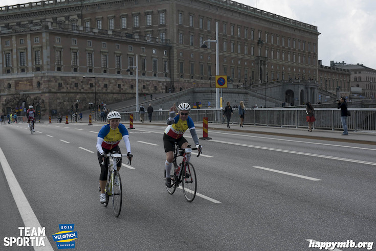 Bild från Velothon Stockholm 2015 - Slottet