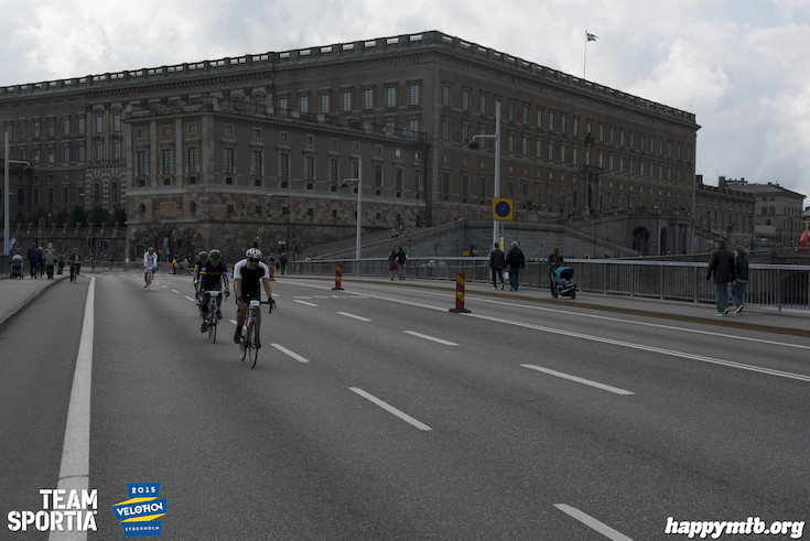 Bild från Velothon Stockholm 2015 - Slottet