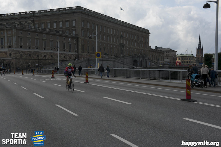 Bild från Velothon Stockholm 2015 - Slottet