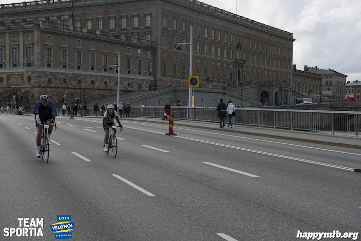 Bild från Velothon Stockholm 2015 - Slottet