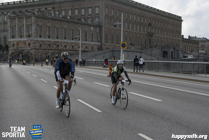 Bild från Velothon Stockholm 2015 - Slottet