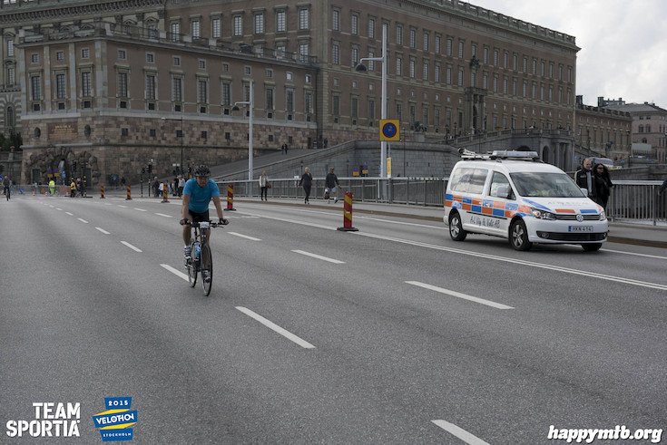 Bild från Velothon Stockholm 2015 - Slottet