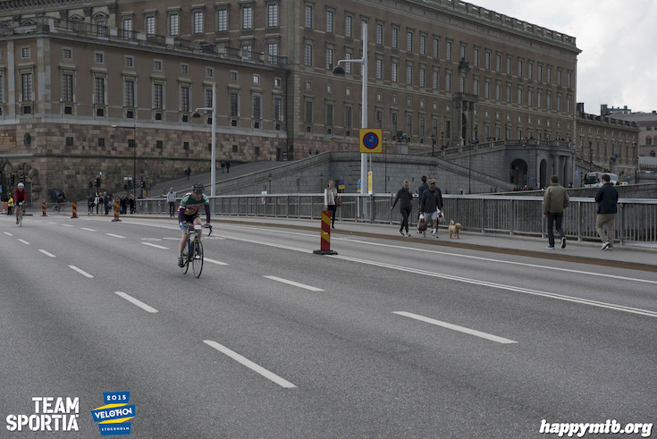Bild från Velothon Stockholm 2015 - Slottet