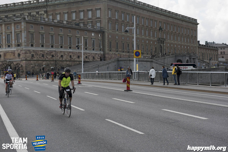 Bild från Velothon Stockholm 2015 - Slottet