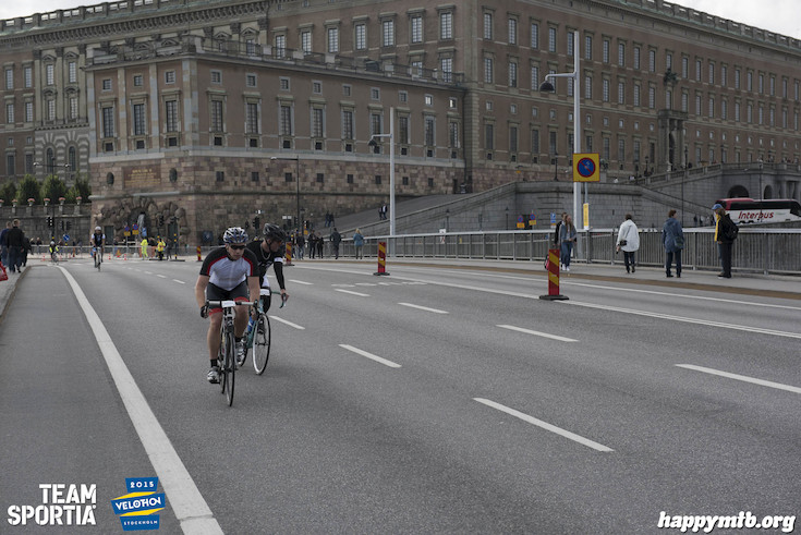 Bild från Velothon Stockholm 2015 - Slottet