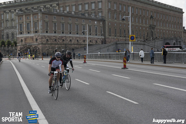 Bild från Velothon Stockholm 2015 - Slottet