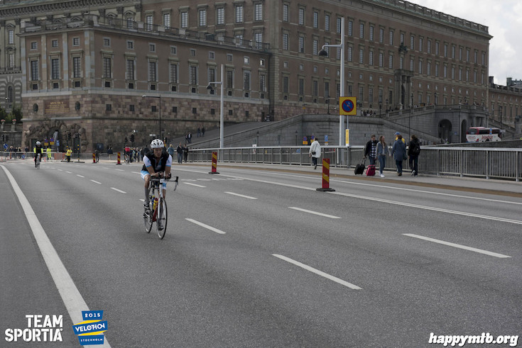 Bild från Velothon Stockholm 2015 - Slottet