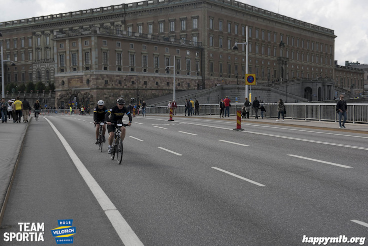 Bild från Velothon Stockholm 2015 - Slottet