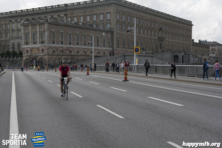 Bild från Velothon Stockholm 2015 - Slottet