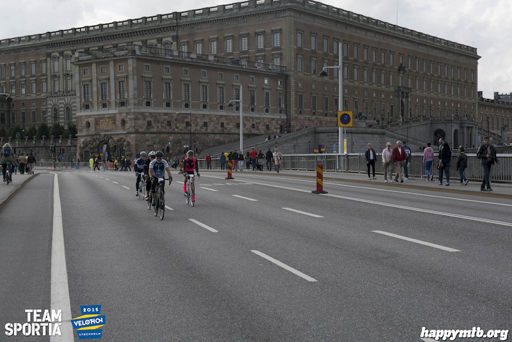 Bild från Velothon Stockholm 2015 - Slottet