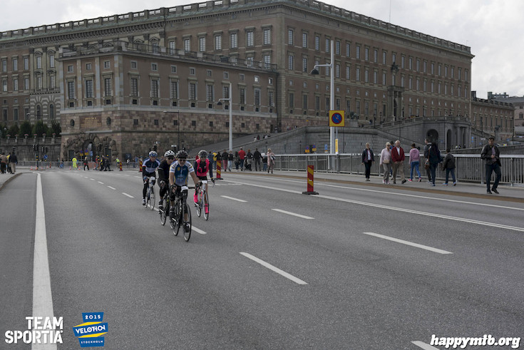 Bild från Velothon Stockholm 2015 - Slottet