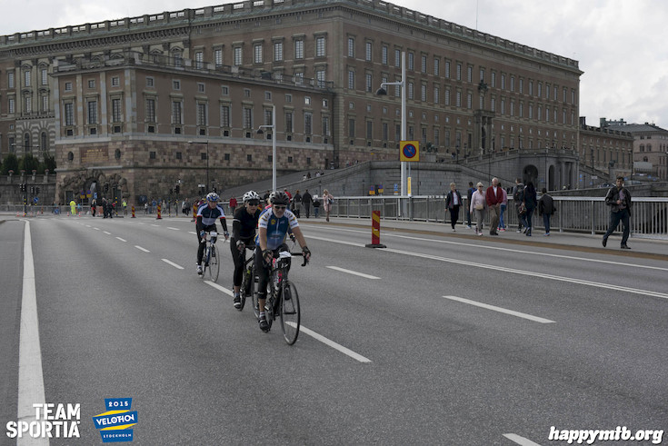Bild från Velothon Stockholm 2015 - Slottet