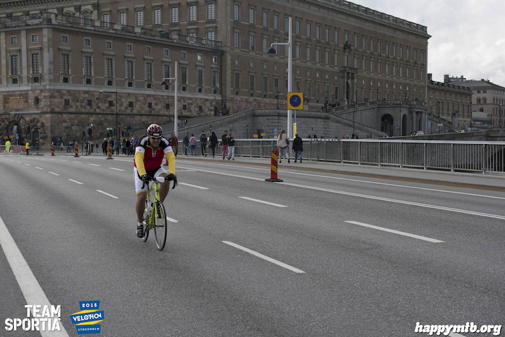 Bild från Velothon Stockholm 2015 - Slottet