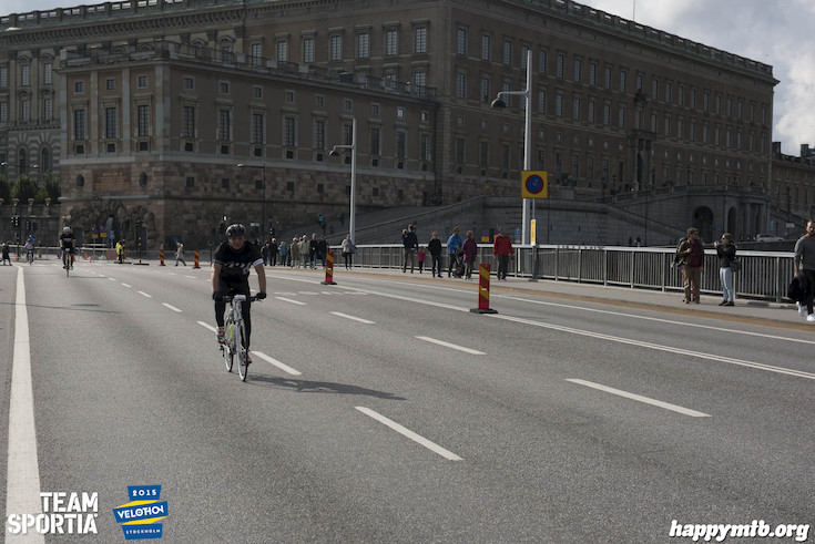 Bild från Velothon Stockholm 2015 - Slottet