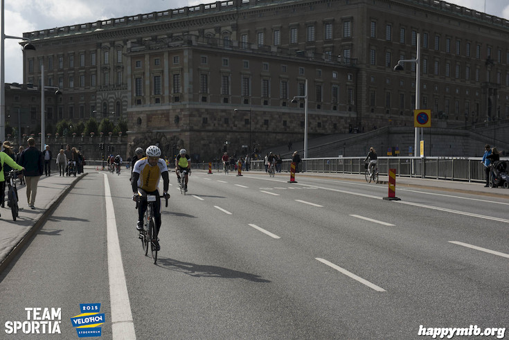 Bild från Velothon Stockholm 2015 - Slottet