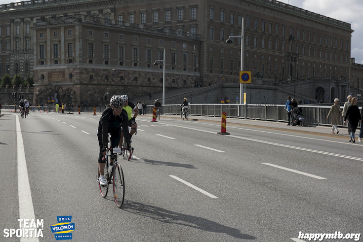Bild från Velothon Stockholm 2015 - Slottet