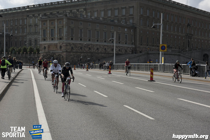 Bild från Velothon Stockholm 2015 - Slottet