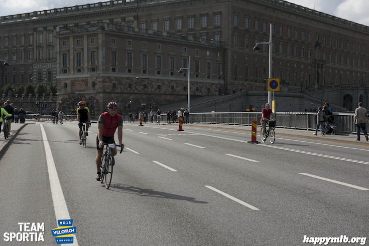 Bild från Velothon Stockholm 2015 - Slottet