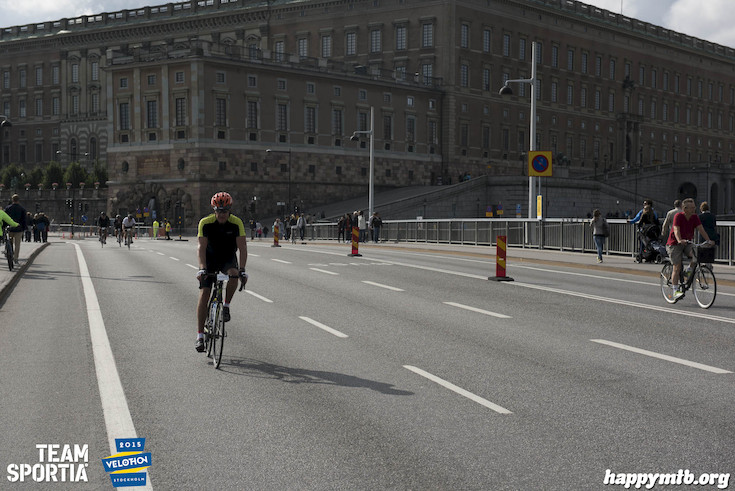 Bild från Velothon Stockholm 2015 - Slottet