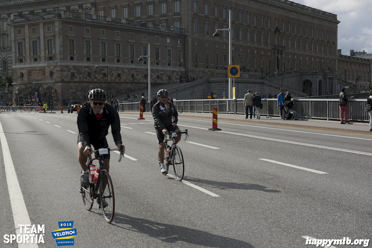 Bild från Velothon Stockholm 2015 - Slottet