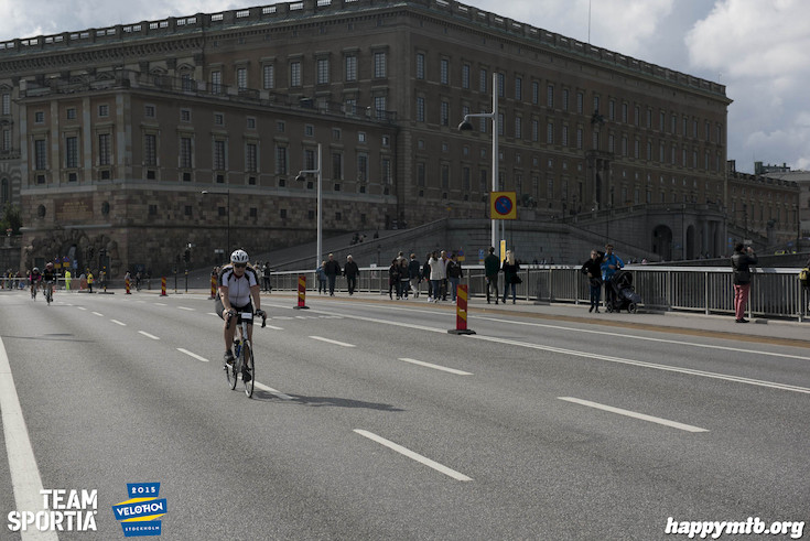 Bild från Velothon Stockholm 2015 - Slottet