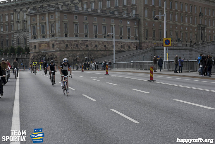 Bild från Velothon Stockholm 2015 - Slottet
